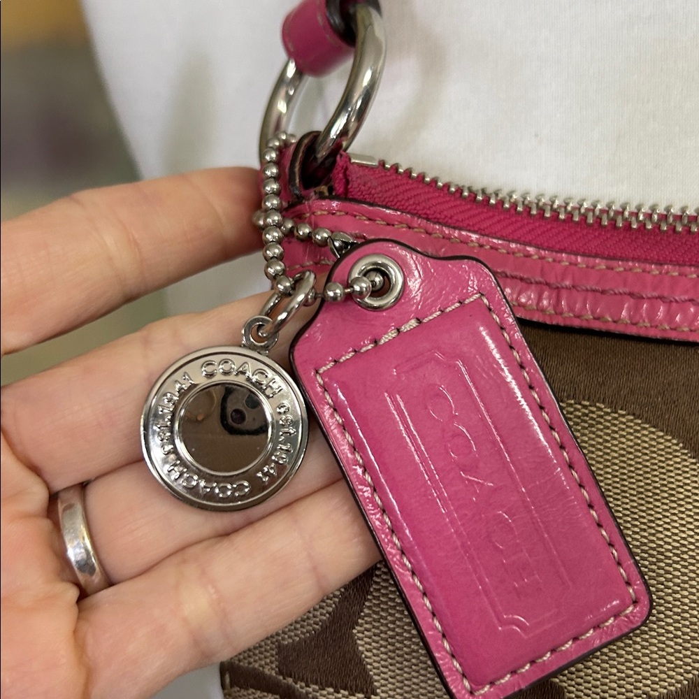Coach Pink-Lined Handbag - Picture 5 of 16